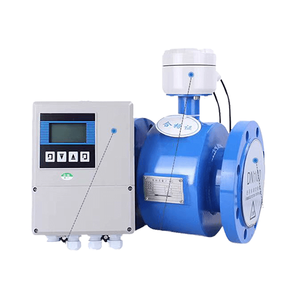 Split type electromagnetic flowmeter