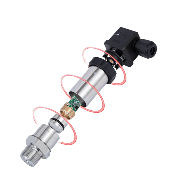 Nuke Diffused Silicon Pressure Transmitter with Digital Display and 4-20mA Pressure Sensor2